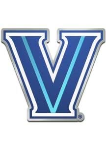 Villanova Wildcats Laser Cut Metallic Team Color Car Emblem - Navy Blue