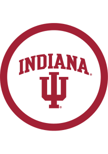 Red Indiana Hoosiers 7in 12ct Paper Plates