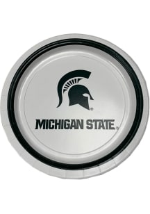 White Michigan State Spartans 9 inch Paper Plates