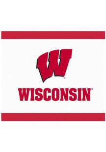 Red Wisconsin Badgers 20ct Lunch Napkins