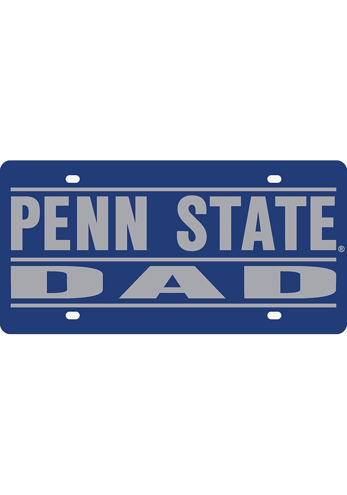 Penn State Nittany Lions Dad Car Accessory License Plate