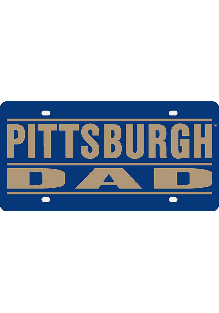 Pitt Panthers Dad Car Accessory License Plate