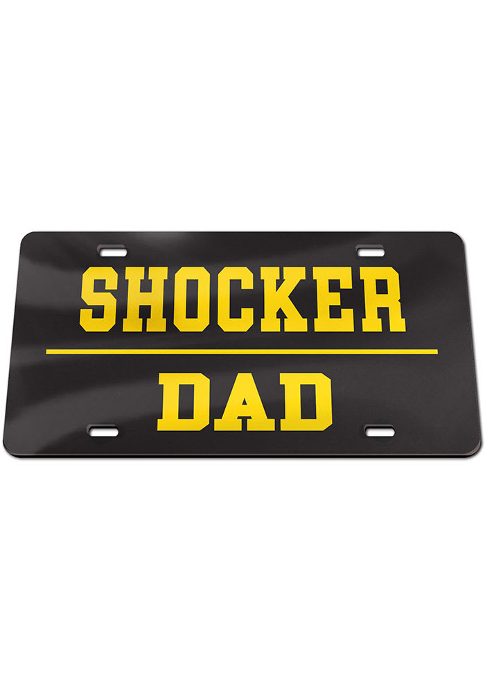 Wichita State Shockers Dad Car Accessory License Plate