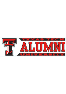 Texas Tech Red Raiders 3x10 Alumni Auto Decal - Red