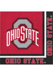 Red Ohio State Buckeyes 20pk Napkins