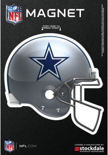 Dallas Cowboys 3x5 3D Helmet Car Magnet - Navy Blue