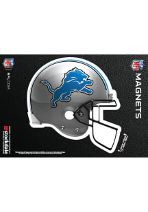Detroit Lions 3x5 3D Helmet Car Magnet - Blue