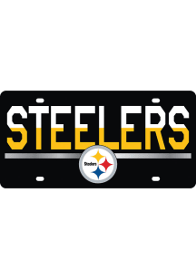 Pittsburgh Steelers Acrylic DuoTone Logo Car Accessory License Plate