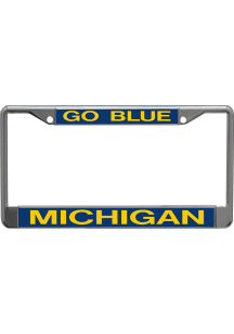 Michigan Wolverines Grey  Go Blue License Frame