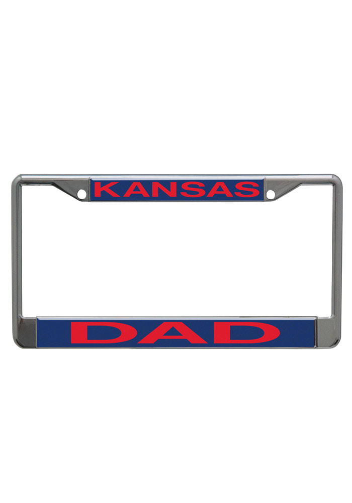Kansas Jayhawks Dad License Frame