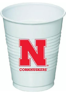 Red Nebraska Cornhuskers 16oz Disposable Cups