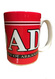 Arkansas Razorbacks Dad 15oz Ceramic Mug