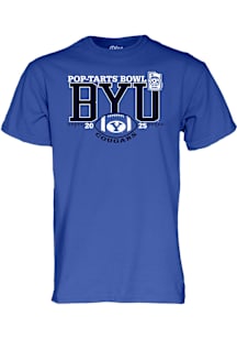 Blue 84 BYU Cougars Blue 2025 Poptarts Bowl Short Sleeve T Shirt