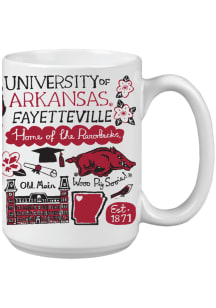 Arkansas Razorbacks Julia Gash Red Mug