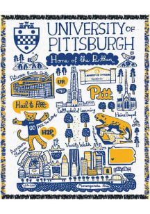 Blue Pitt Panthers Julia Gash Tapestry Blanket