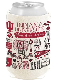 Crimson Indiana Hoosiers 12 oz Julia Gash Can Coolie