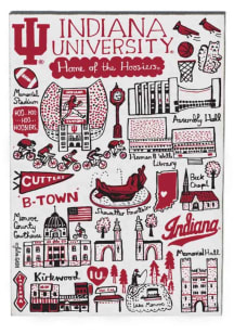 Indiana Hoosiers Crimson Julia Gash Jumbo Magnet