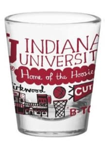 Crimson Indiana Hoosiers Julia Gash Shot Glass