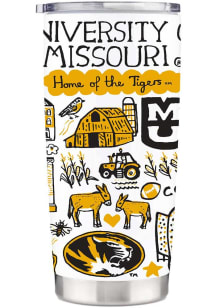 Missouri Tigers Julia Gash Stainless Steel Tumbler - Gold
