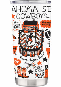 Oklahoma State Cowboys Julia Gash Stainless Steel Tumbler - Orange