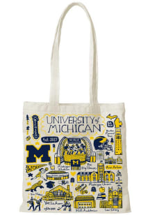 Michigan Wolverines  Julia Gash Tote Bag - Blue