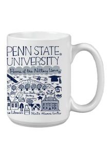Navy Blue Penn State Nittany Lions 15oz Julia Gash Ceramic Mug