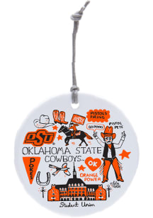 Oklahoma State Cowboys Julia Gash Ornament