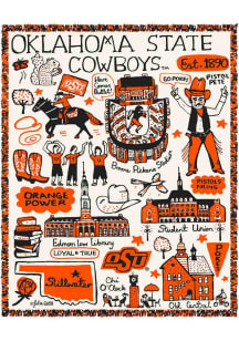 Oklahoma State Cowboys Julia Gash Campus Tapestry Blanket