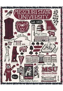 Missouri State Bears Julia Gash Campus Tapestry Blanket