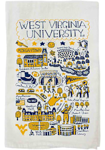 West Virginia Mountaineers Julia Gash Natural Towel