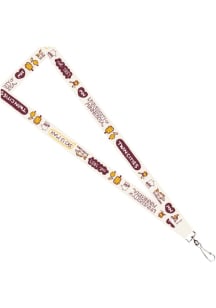 Minnesota Golden Gophers Maroon Julia Gash Satin Lanyard