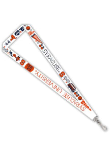 Syracuse Orange Julia Gash Satin Lanyard - Orange