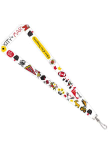 Maryland Terrapins Red Julia Gash Satin Lanyard