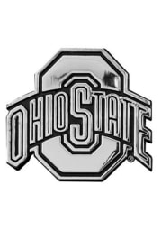 Ohio State Buckeyes Chrome Car Emblem - Silver