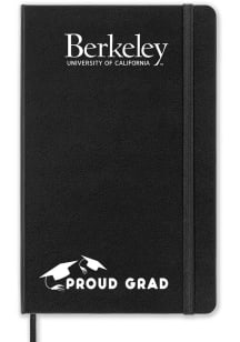 Cal Golden Bears Proud Grad team logo Notebook and Folder - Black