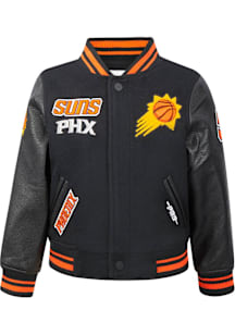 Pro Standard Phoenix Suns Toddler Black Retro Classics Outerwear Light Weight Jacket