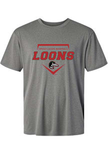 Summit Sportswear Great Lakes Loons Graphite Homeplate Short Sleeve T Shirt