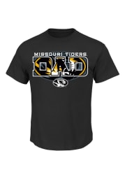 Majestic Missouri Tigers Black Big And Loud Short Sleeve T Shirt