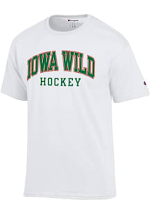 Champion Iowa Wild White Arch Mascot Short Sleeve T Shirt