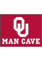 Oklahoma Sooners 34x42 Man Cave All Star Interior Rug