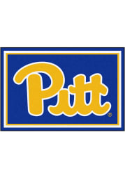 Pitt Panthers 5x8 Plush Interior Rug