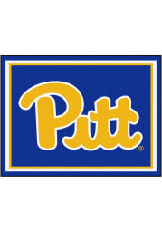 Pitt Panthers 8x10 Plush Interior Rug