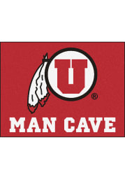 Utah Utes 34x42 Man Cave All Star Interior Rug
