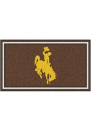 Wyoming Cowboys 3x5 Plush Interior Rug