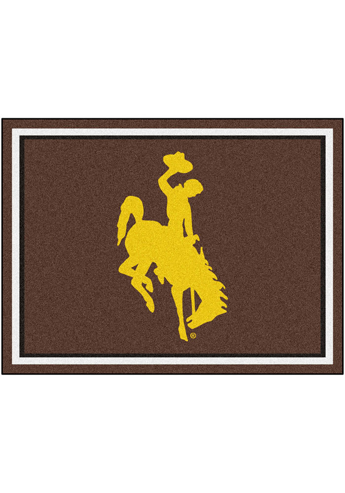 Wyoming Cowboys 8x10 Plush Interior Rug