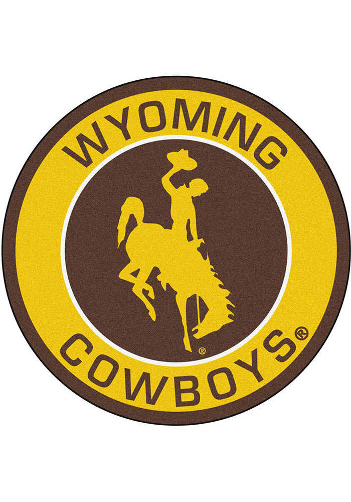 Wyoming Cowboys 27 Roundel Interior Rug