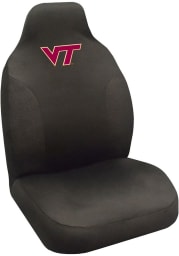 Sports Licensing Solutions Virginia Tech Hokies Team Logo Car Seat Cover - Black