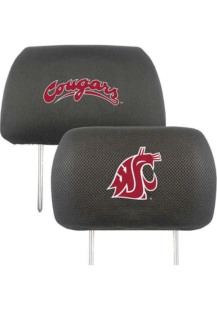 Sports Licensing Solutions Washington State Cougars 10x13 Auto Head Rest Cover - Black