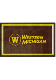 Western Michigan Broncos 4x6 Plush Interior Rug