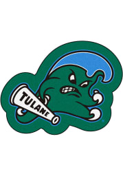 Tulane Green Wave Mascot Interior Rug